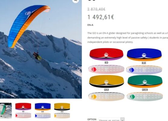 Gleitschirm Paraglider Golden 3 22